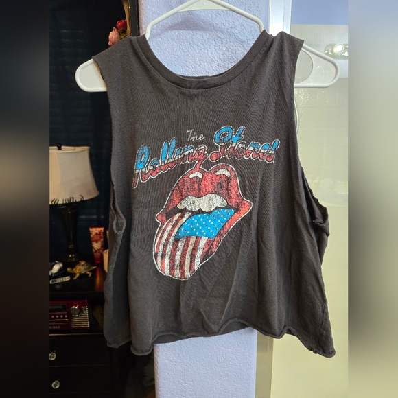 Rolling Stones Graphic Cut Off Tank - Picture 2 of 6